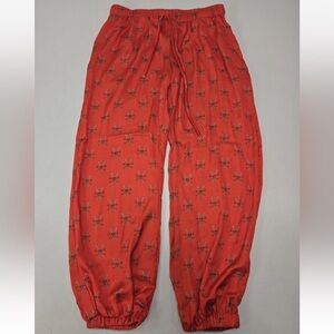 KOCH Poly Satin Hunter Pants Pull-on Elastic Waist Size S Womens